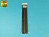 Aber KR-10 Kwadratowe pręty mosiężne 1,0mm długość 245mm x 2 szt. / Brass square rods 1,0mm length 245mm x2 pcs.